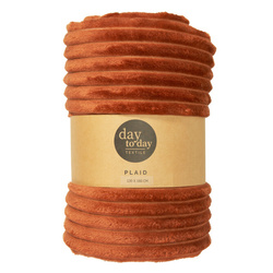 Flanel takaró 160 x 130 cm, terrakotta