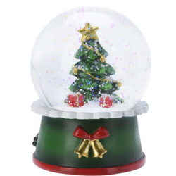 Hóember gömb Mikulással, Ø 6,5 cm