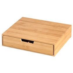 Kapszulás kávéfőző tároló, bambusz, 34 x 31 cm, Kesper