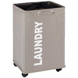 QUADRO szennyeskosár - 79 l-es tároló, WENKO, taupe