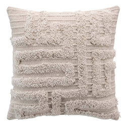 Boho ZELIE dekoratív párnahuzat, pamut, 40 x 40 cm