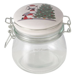 MONTI porcelán fedeles üveg, 450 ml