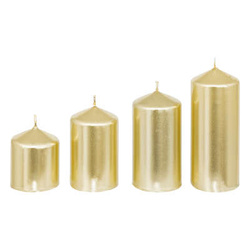 4 darab különböző méretű gyertya, Ø 5 cm