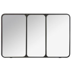 Háromrészes tükör fémkeretben, dekoratív tükör modern stílusban - 45 x 70,5 cm, Atmosphera Créateur d'intérieur