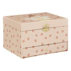 Nyitott zeneautomata doboz Nyár, 19,2 x 15,5 x 12,5 cm