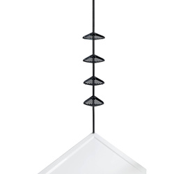 Fém zuhanypolc állítható magassággal 85-200 cm között