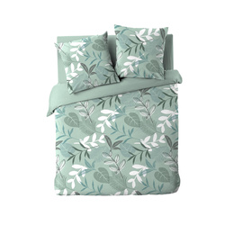 Levélmintás ágynemű szett, KIMBERLY, 240 x 220 cm