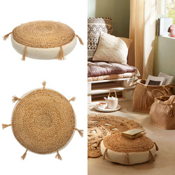 RITUAL ülőpárna a padlóra, Ø 38 cm, juta