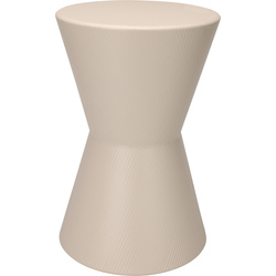 Totem TOME típusú kanapé melletti asztal, Ø 29 x 45 cm, krém színű