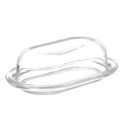 Üveges vajtartó, 19,6 x 15 x 6,8 cm