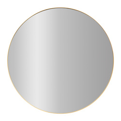 Kerek tükör NOOR, fémkeret, arany színű, Ø 80 cm