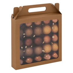 Karácsonyfadíszek, 25 darab, Ø 6 cm