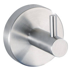 BOSIO MATT fürdőszobai akasztó - rozsdamentes acél, WENKO, matt ezüst