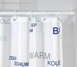 Teleszkópos zuhanyfüggöny rúd, Ø 2 cm, 70-115 cm, WENKO