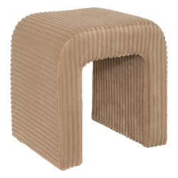 SEVI ívelt bársonyos szék, magassága 43 cm