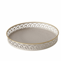 MARQUES fém tálca, Ø 38 cm