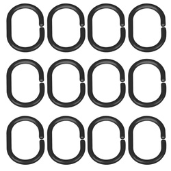 Kis zuhanyfüggöny kampók 12 db, WENKO