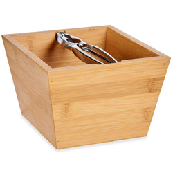 Fém diótörő bambusz tálkával