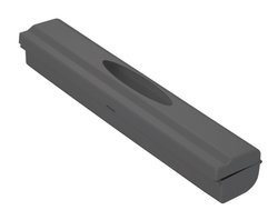 Műanyag élelmiszerfólia vágó rozsdamentes acél pengével - WENKO, antracit színű