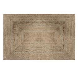 Juta szőnyeg, téglalap alakú, 120 x 170 cm, szőtt, természetes