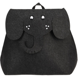 Játék tároló, zárható, filc, 14 l