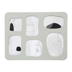 Yoni kollázs fényképkeret, 6 fénykép, 43,4 x 33,4 cm