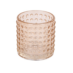ARTY, domború mintás gyertyatartó, Ø 7 cm
