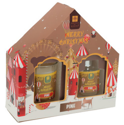 Illatcsomag olaj 40 ml + gyertya, fenyő