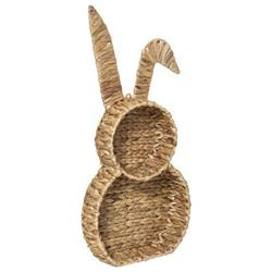 Tengeri fűből készült nyúl alakú polc, 30 x 53 cm