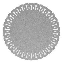 GUIRLANDE asztali alátét, csillámló, Ø 38 cm