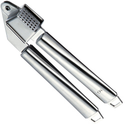 Fokhagymanyomó, rozsdamentes acél, 20 cm