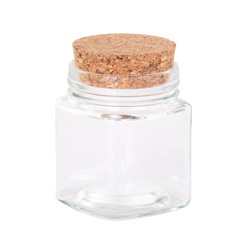 Üveg tárolóedény, 160 ml