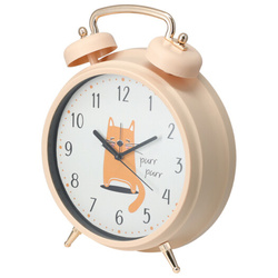 Gyerek ébresztőóra SAFI, Ø 24 cm, narancssárga