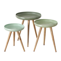 Masdour kávéasztal szett, mangófából készült