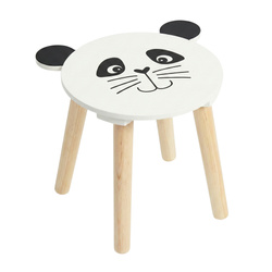 SAFARI gyerekfa szék állatmotívummal, 28 cm, panda