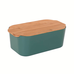Kenyérdoboz bambusz tetővel, 33 x 18,5 x 12 cm