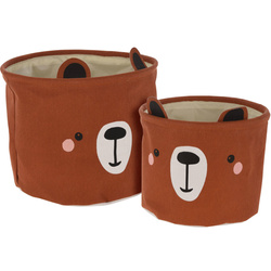 CUTE játékos kosár, két tárolóedény készlet.