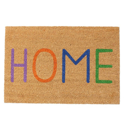 Természetes ajtószőnyeg HOME felirattal, 60 x 40 cm