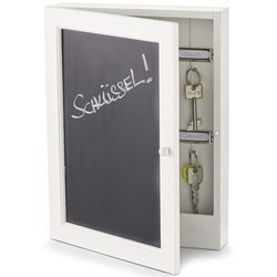 Kulcstartó szekrény, írótábla, 22 x 5 x 30 cm, Fekete tábla, ZELLER