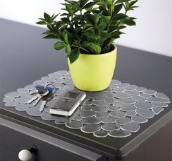 Univerzális védőmatrica mosogatóhoz Stones 31x26 cm, WENKO, átlátszó