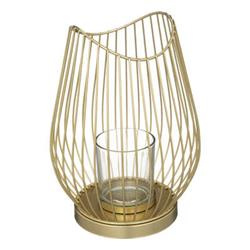 Fém lámpás gyertyához, 23,5 cm