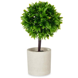 Műanyag díszcserje kerámiakaspóban, 24 cm