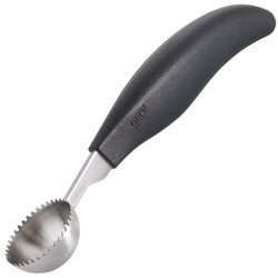 Zöldség- és gyümölcskivágó kanál, díszes fúróeszköz.