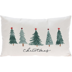 Dekoratív párna, ünnepi minta, 30 x 50 cm, minta 1