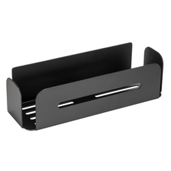 BIVIO alumínium fürdőszobai polc, fúrás nélküli szerelés