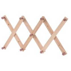 Gyermek ruhaakasztó, fenyőfa, 60 cm