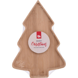 Fából készült tányér karácsonyfa XMAS
