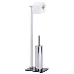 WC papírtartó és LAVA WC kefe - 2 az 1-ben, WENKO