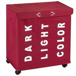 TRIVO RED mosószeres tároló - 116 liter, WENKO, piros