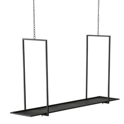 Függesztett díszpolc fémből, FRIDOLIN, 100 cm